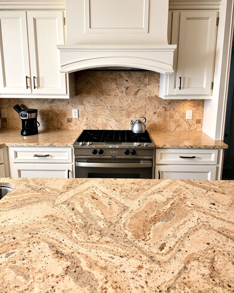 fantasy brown granite countertop for the kitchen