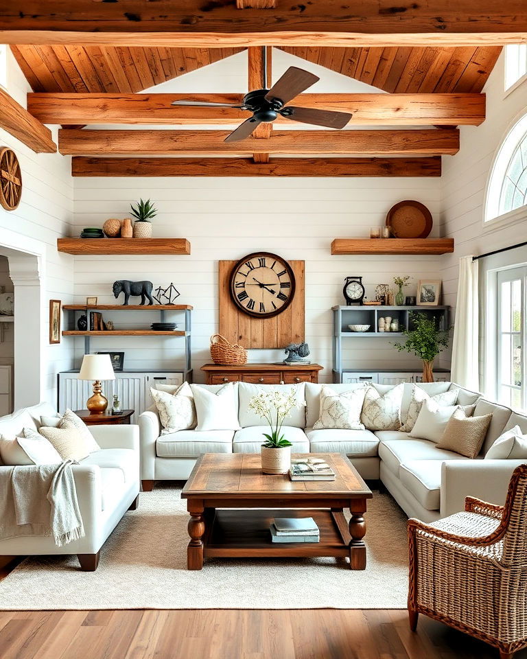 farmhouse living room design