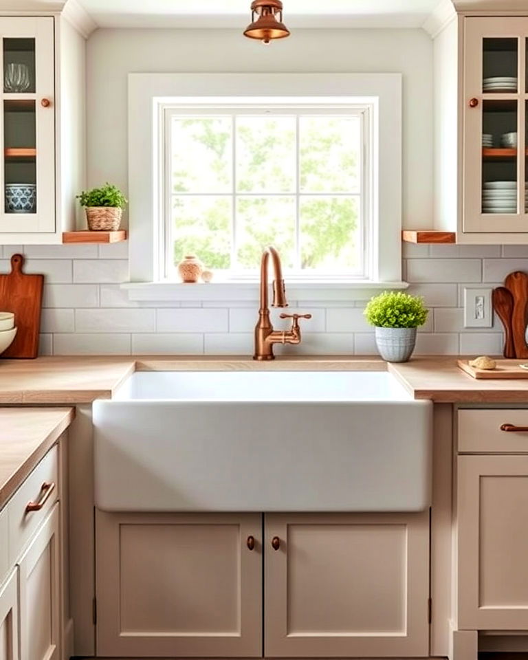 farmhouse sink