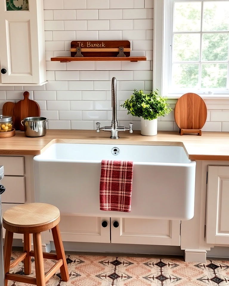 farmhouse sink