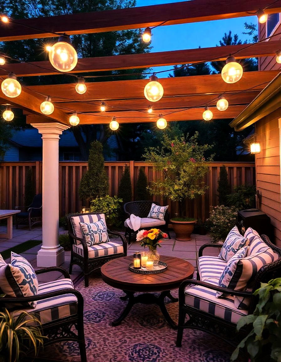 festoon patio lighting for festivals