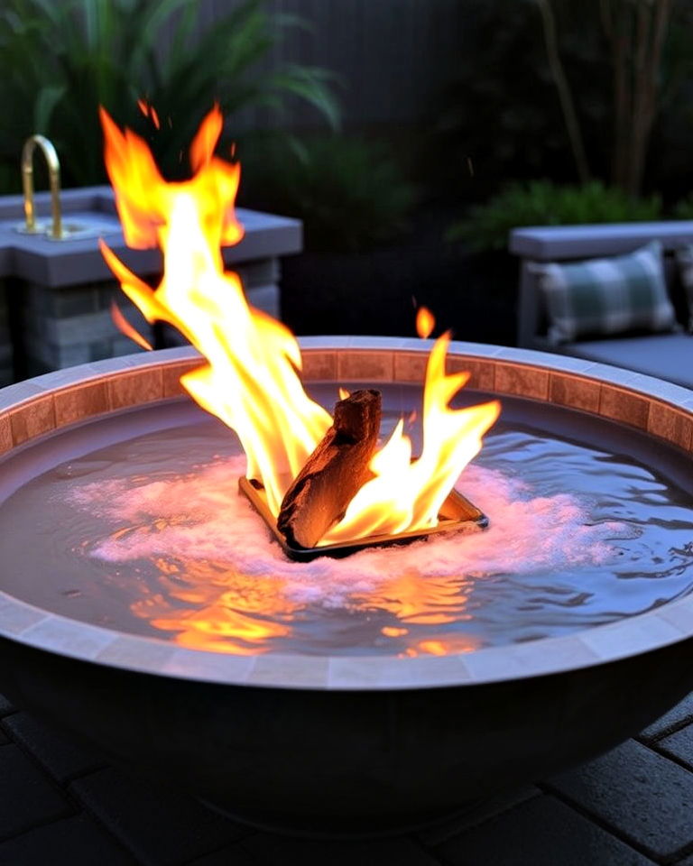 fire and water bowl