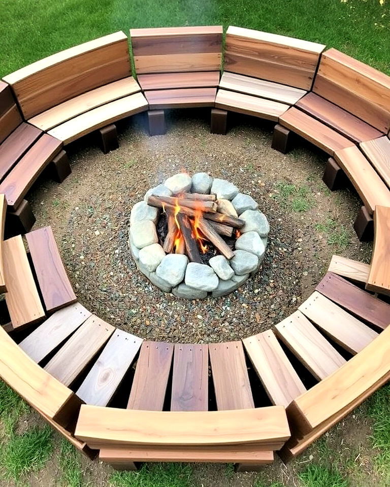 fire pit seating circle