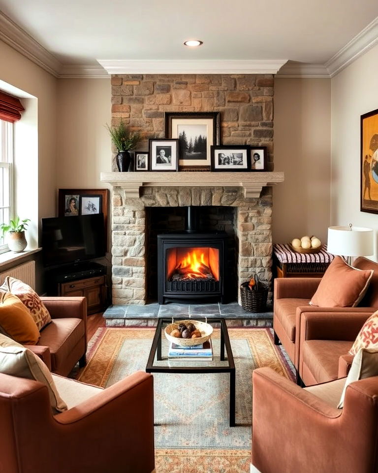 fireplaces as focal points