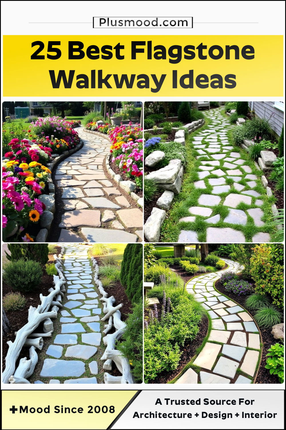flagstone walkway ideas and inspiration