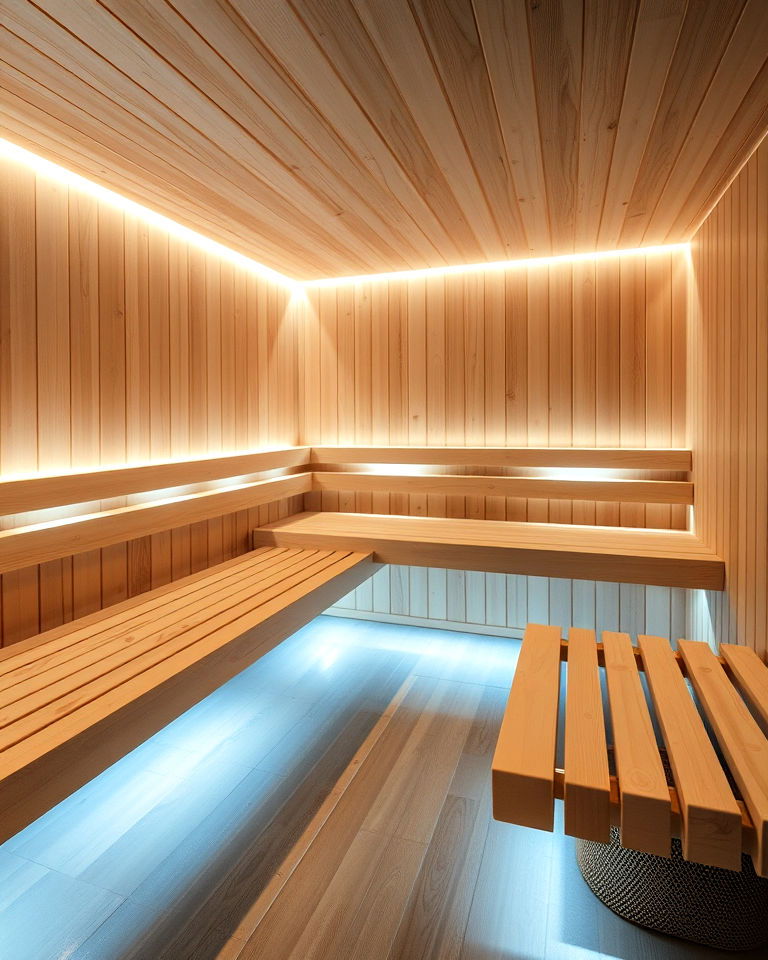 floating bench design