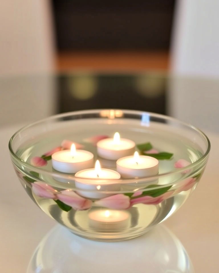 floating candle bowls