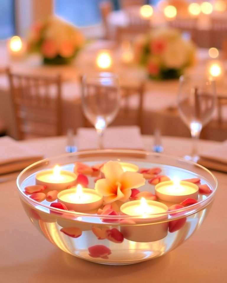 floating candle bowls