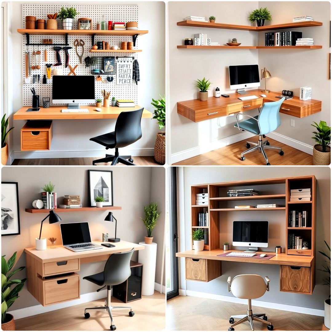 20 Floating Desk Ideas To Maximize Your Space