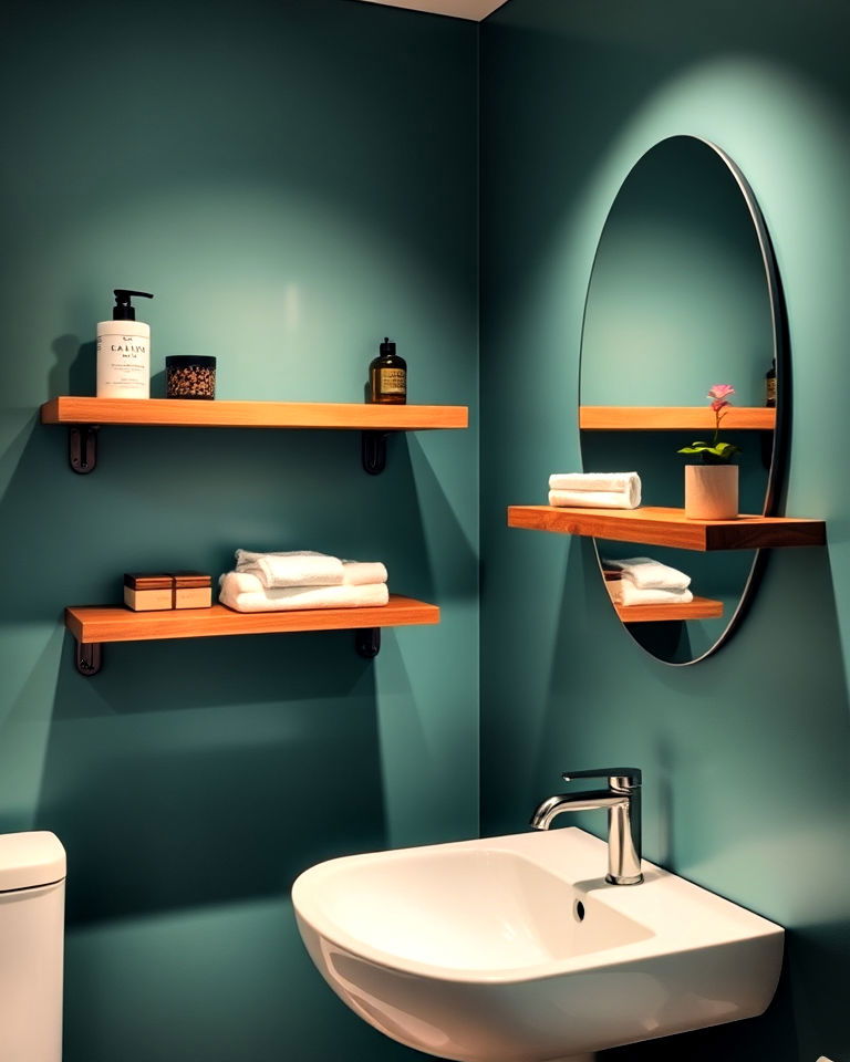 floating shelves for wall storage