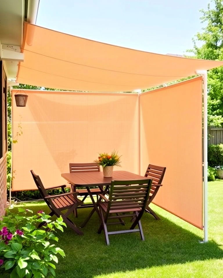 folding shade screen