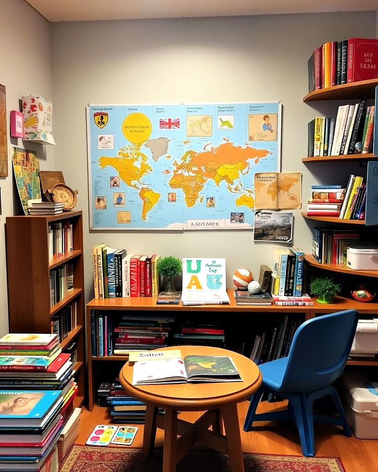 foreign language corner idea