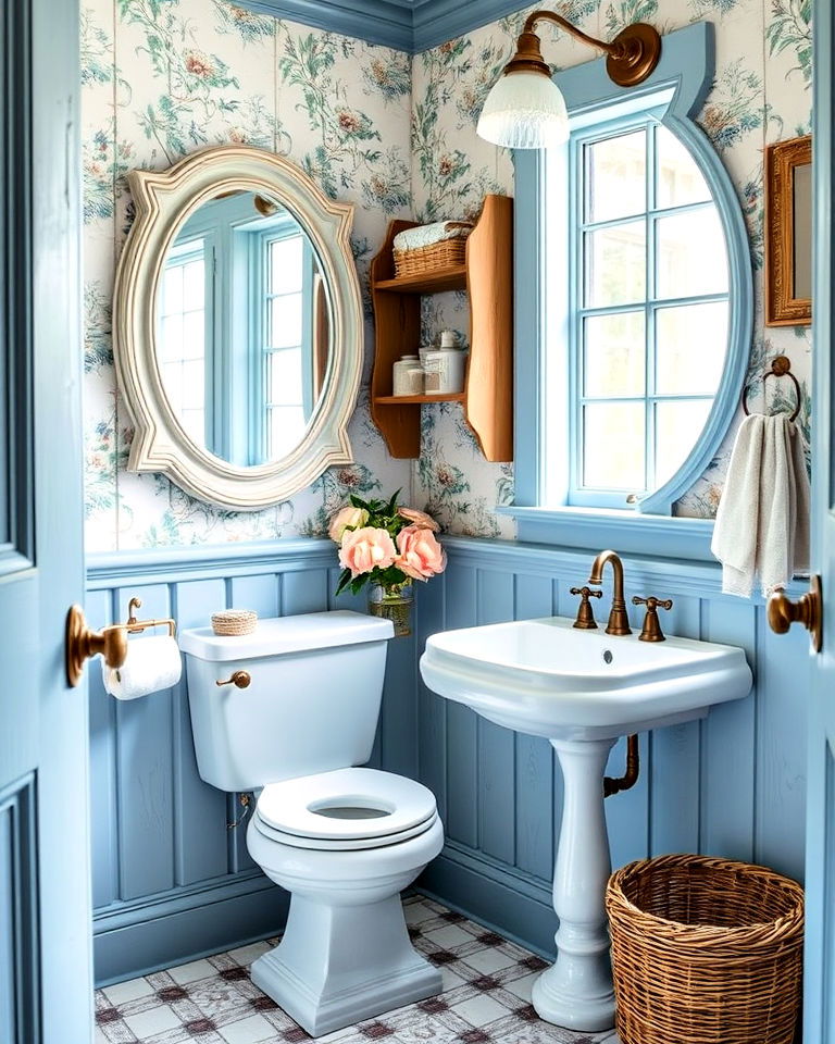french country blue