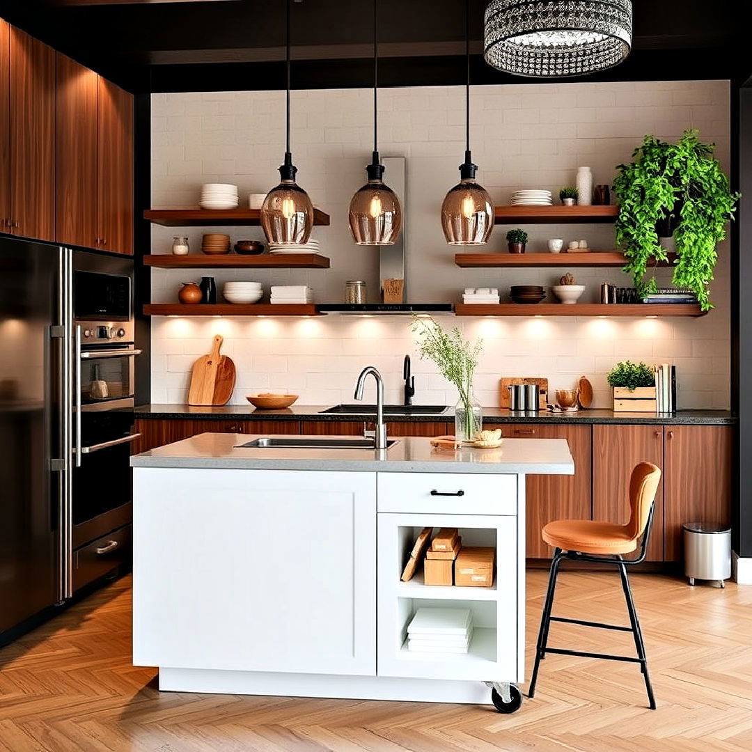 functional compact kitchen island