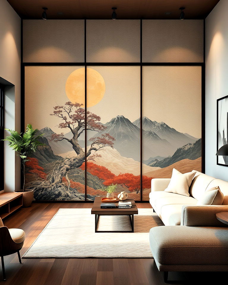 fusuma panels for artistic sliding doors
