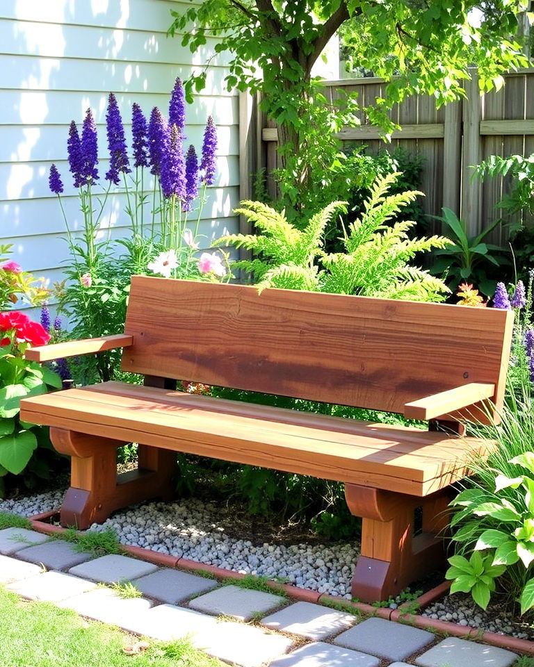 garden benches from sleepers