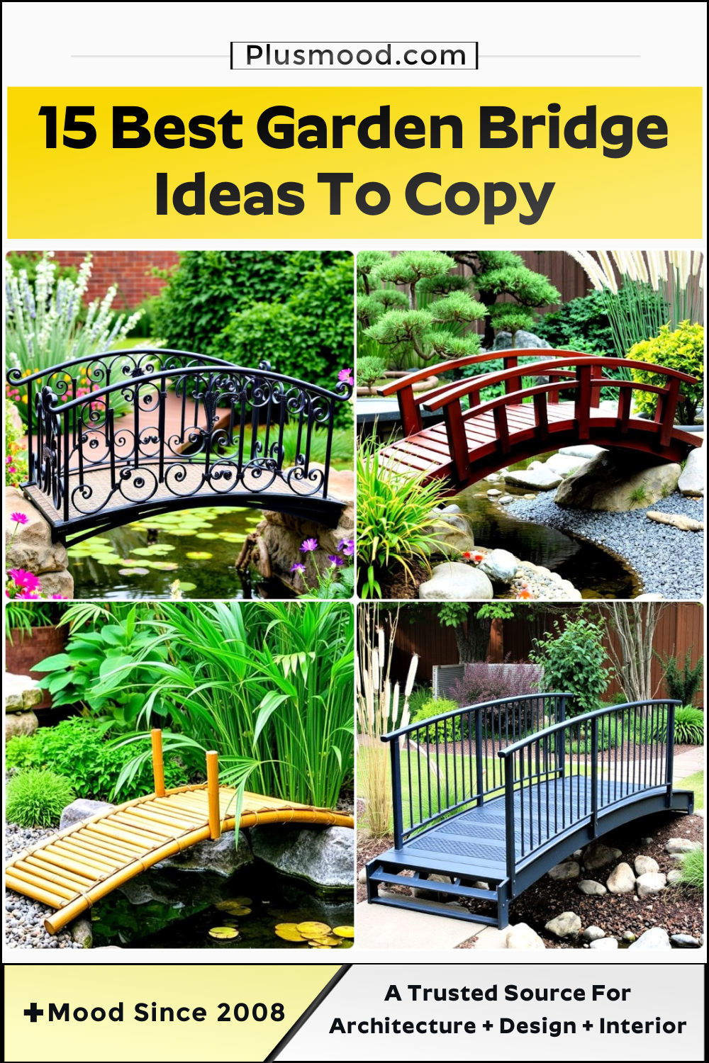 garden bridge ideas and inspiration