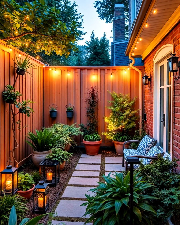 garden lighting for evening ambiance
