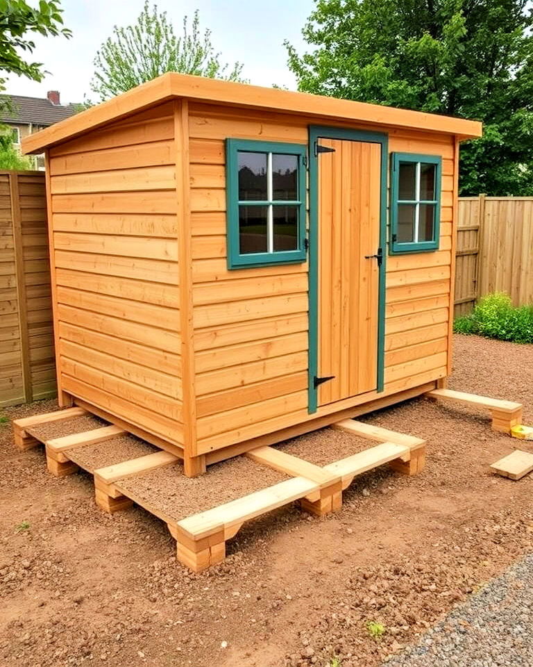 garden shed foundations