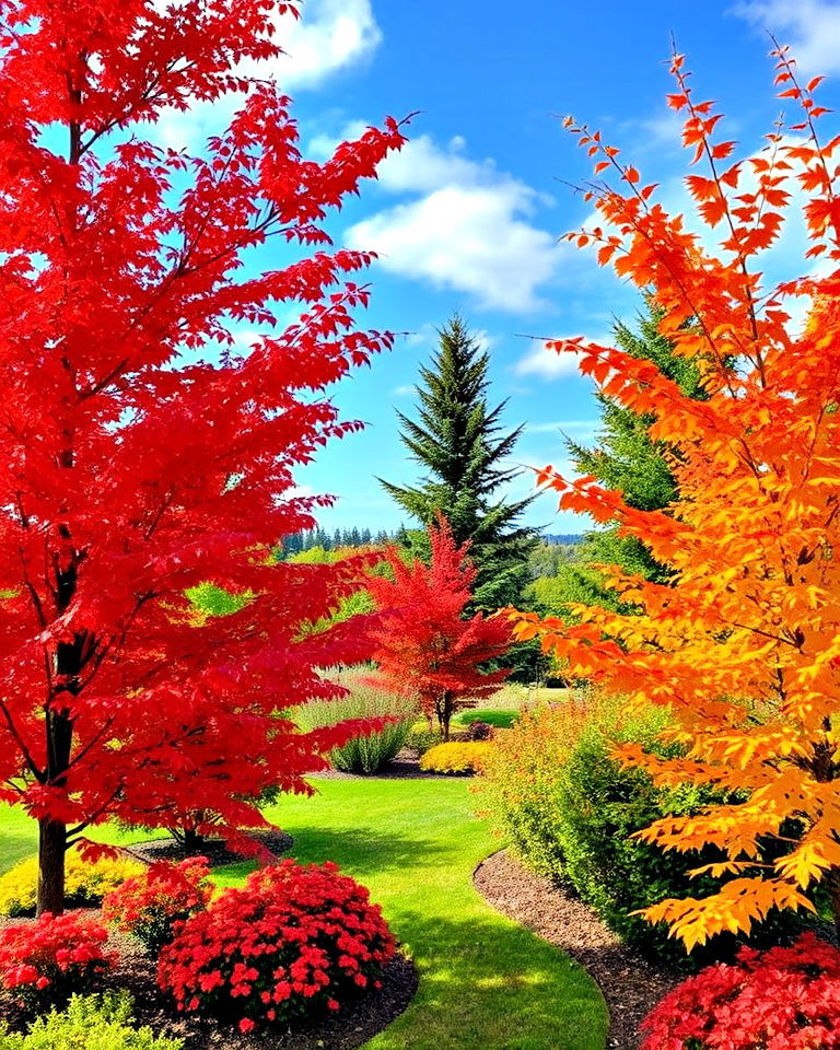 garden trees and shrubs for fall color