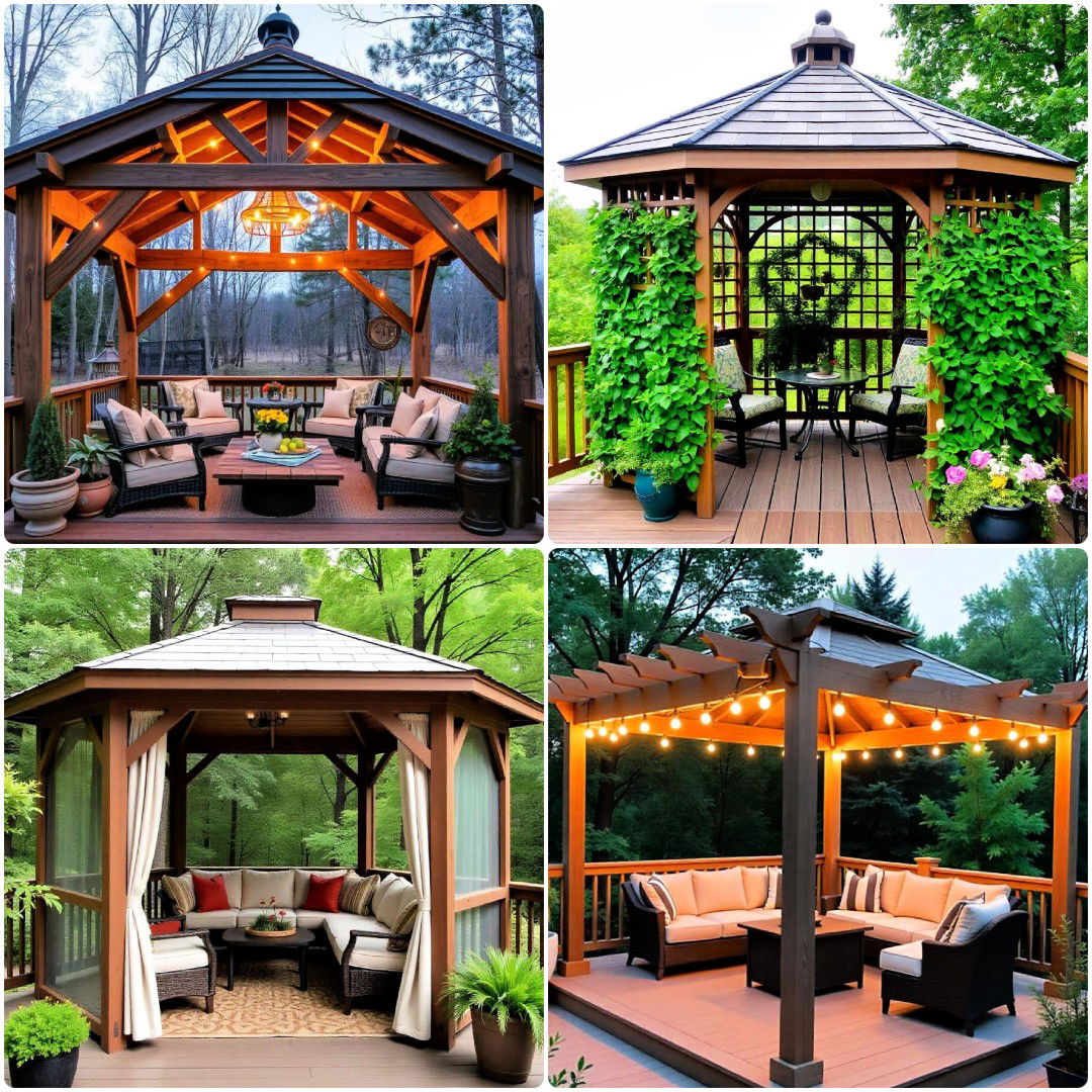 30 Gazebo on Deck Ideas for Outdoor Relaxation