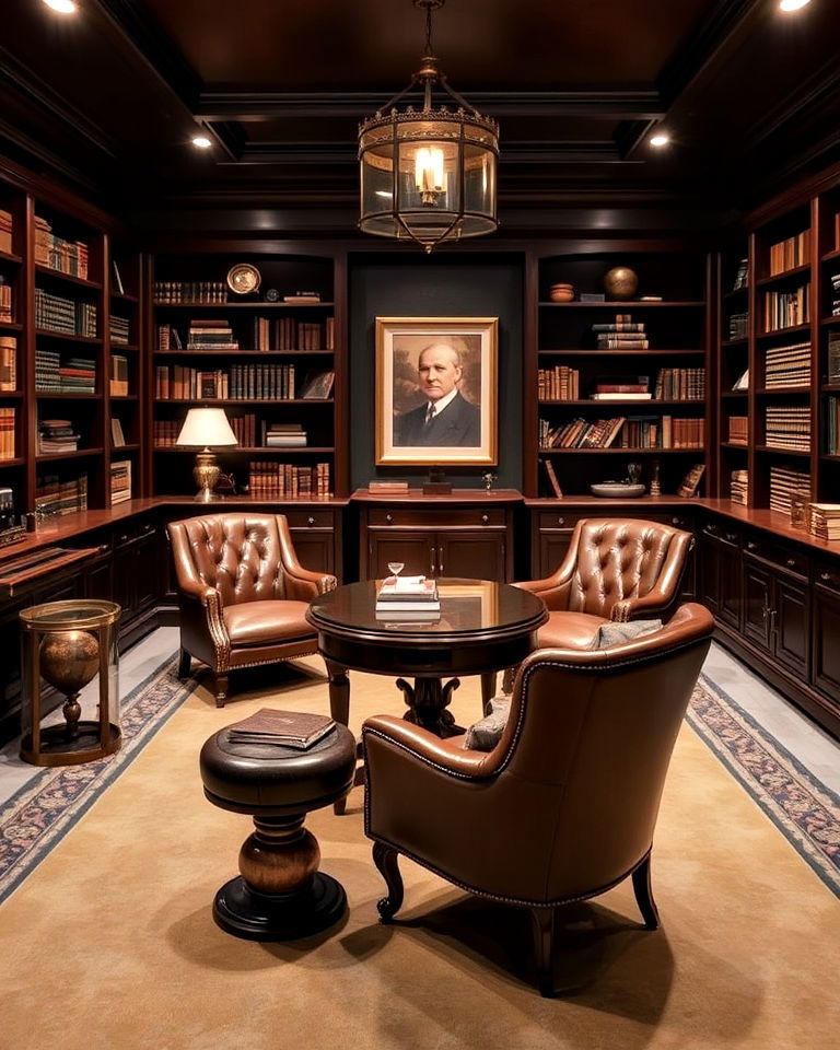 gentleman’s study lounge