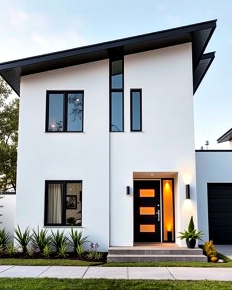 geometric black trim patterns