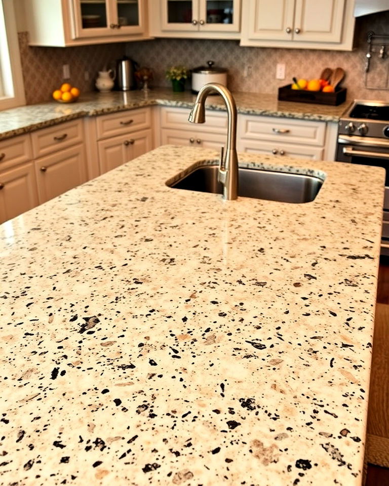 giallo ornamental granite countertop for kitchen
