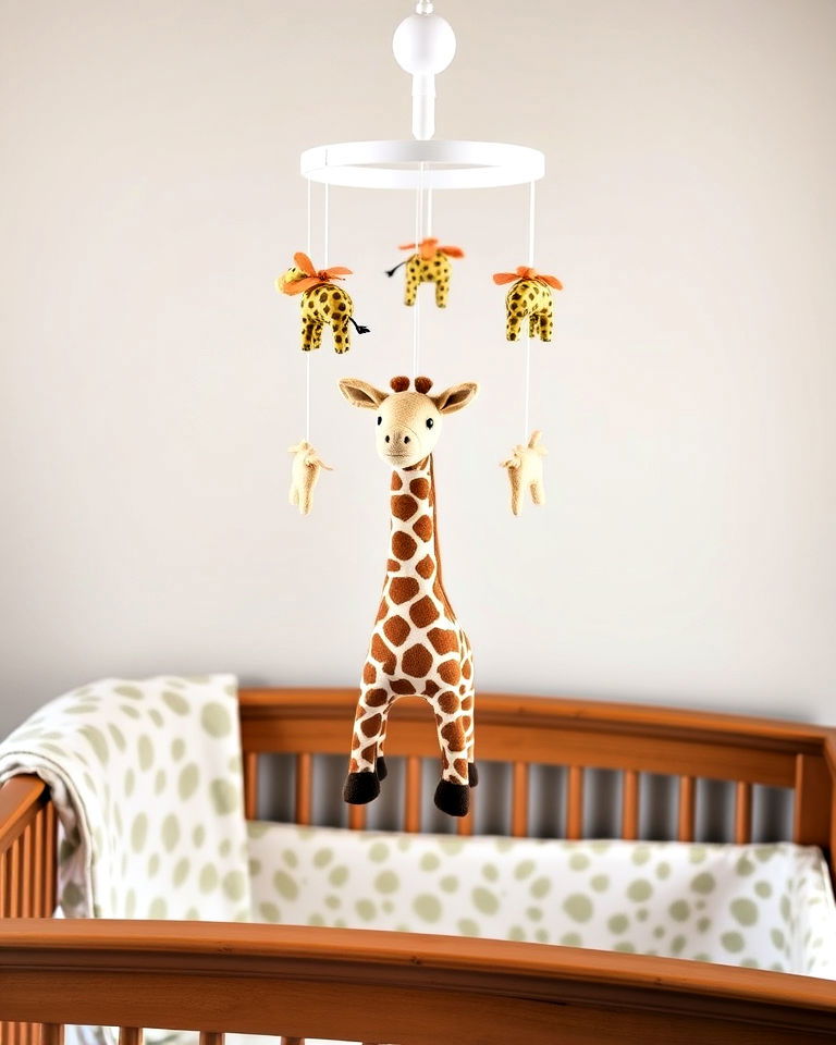 giraffe mobile for the crib