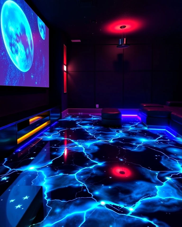 glow in the dark epoxy floor