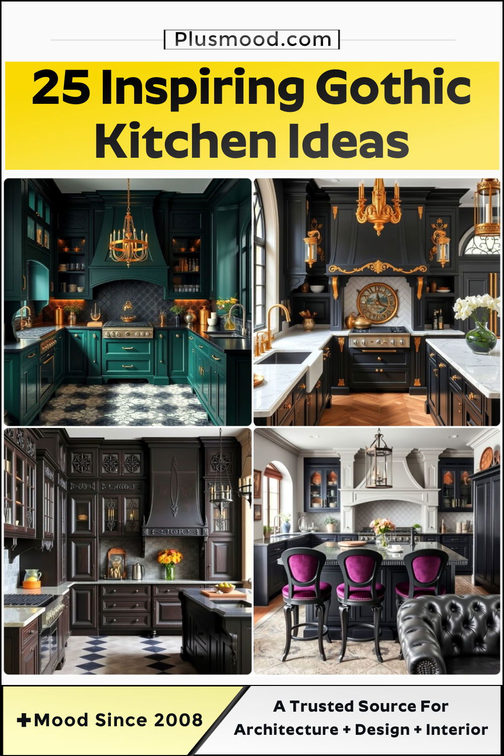 gothic kitchen ideas and inspiration