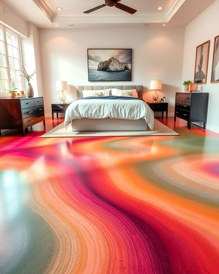 gradient epoxy floor