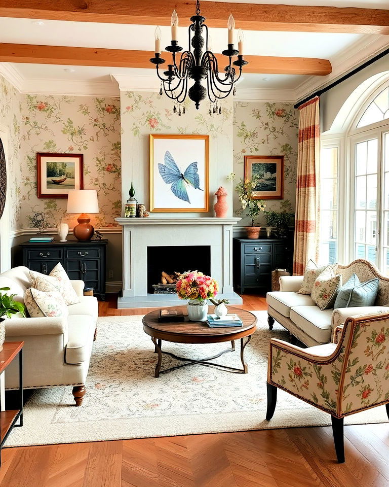 grandmillennial style living room