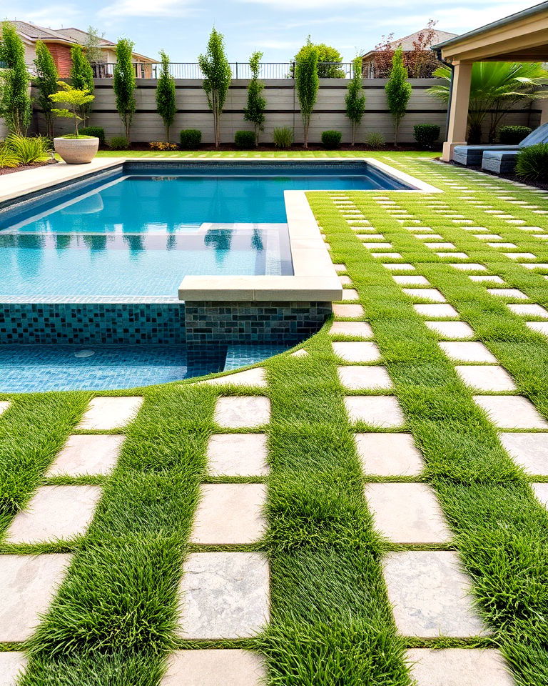 grass crete pavers for sustainable design