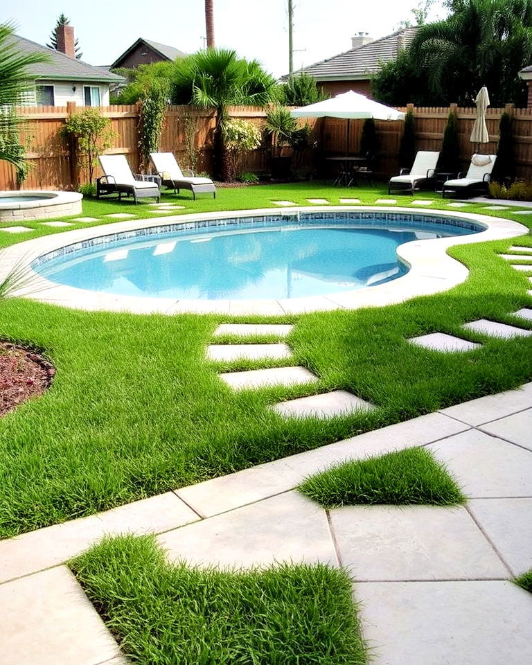 grass infilled pavers for eco friendly appeal
