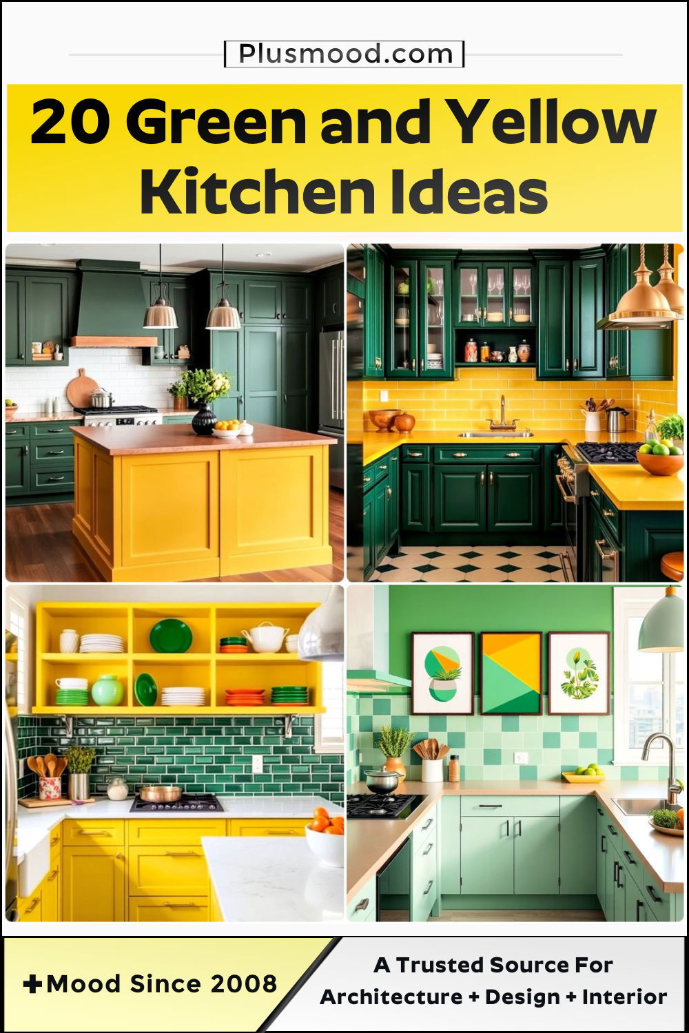 green and yellow kitchen ideas and inspiration