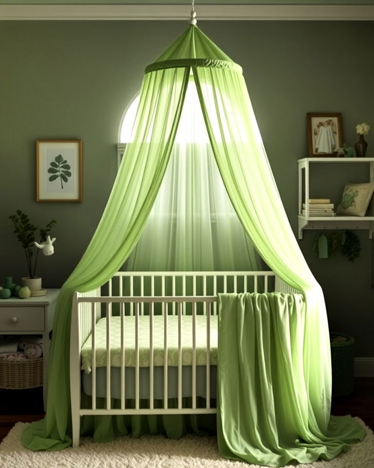green canopy for a magical touch