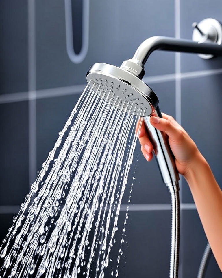 handheld shower for flexibility