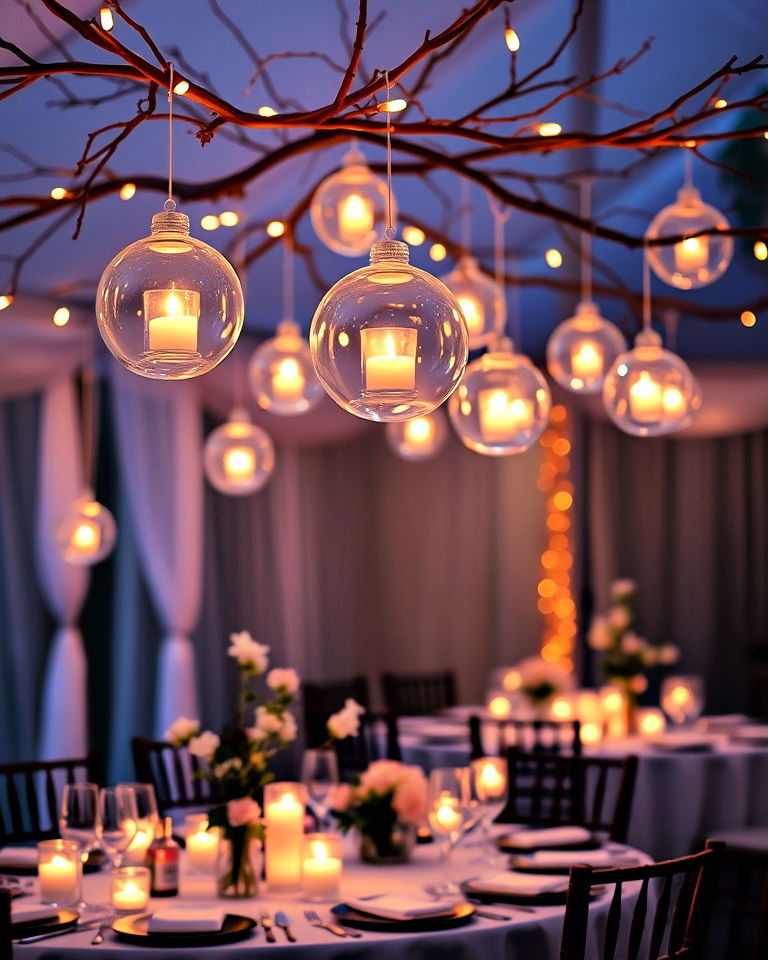 hanging candle globes