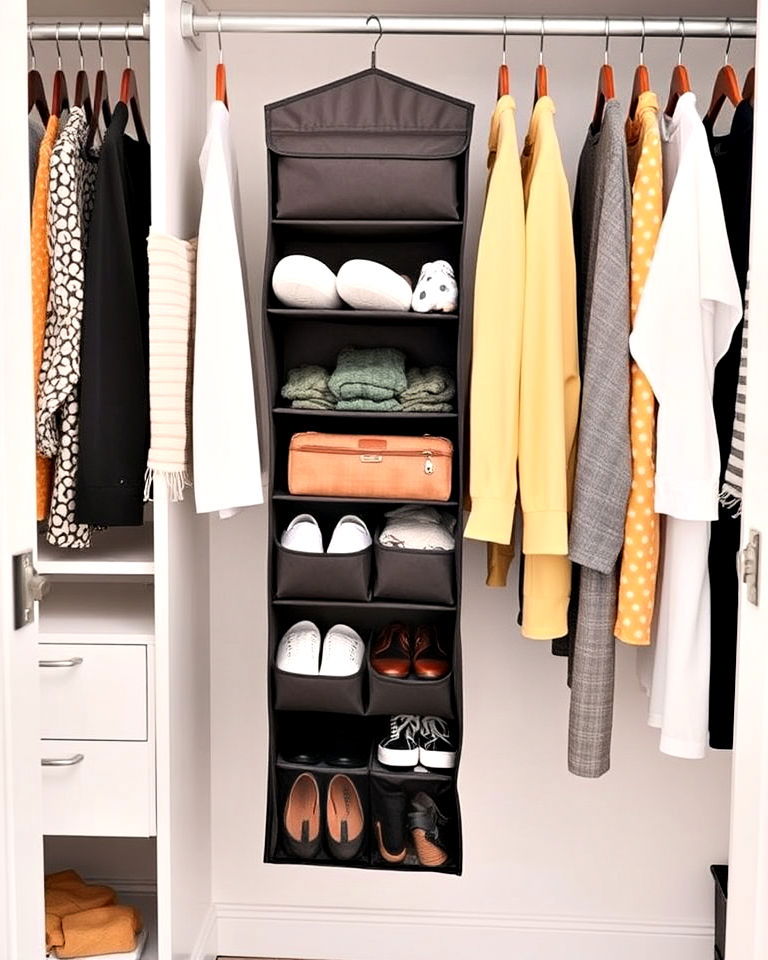 hanging closet organizer