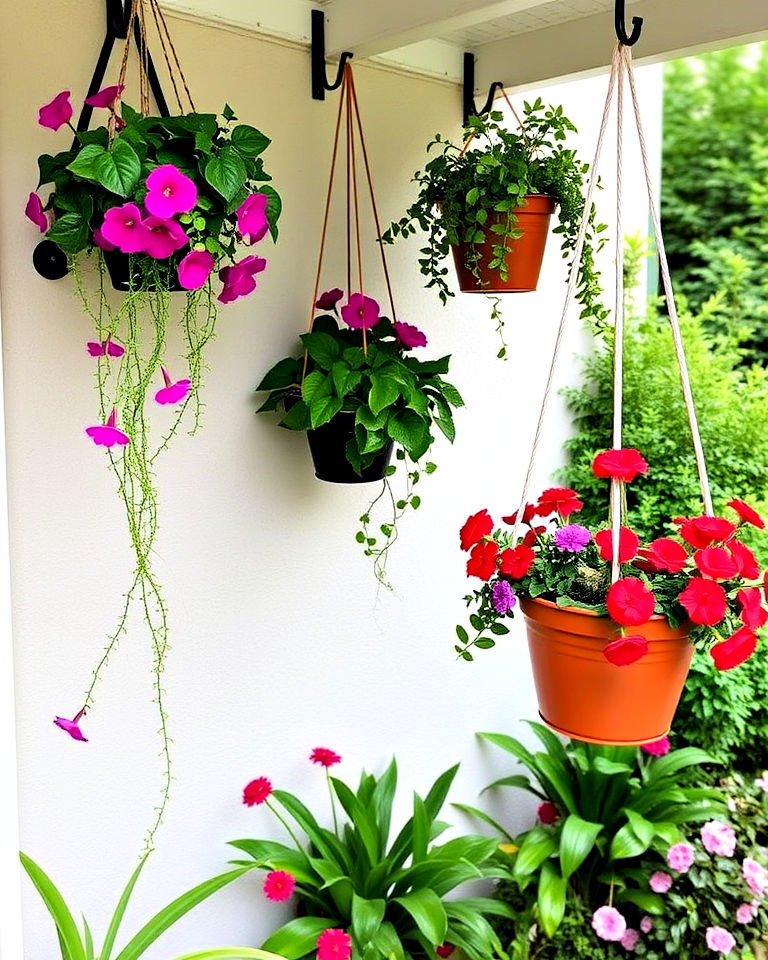 hanging planters for small gardens
