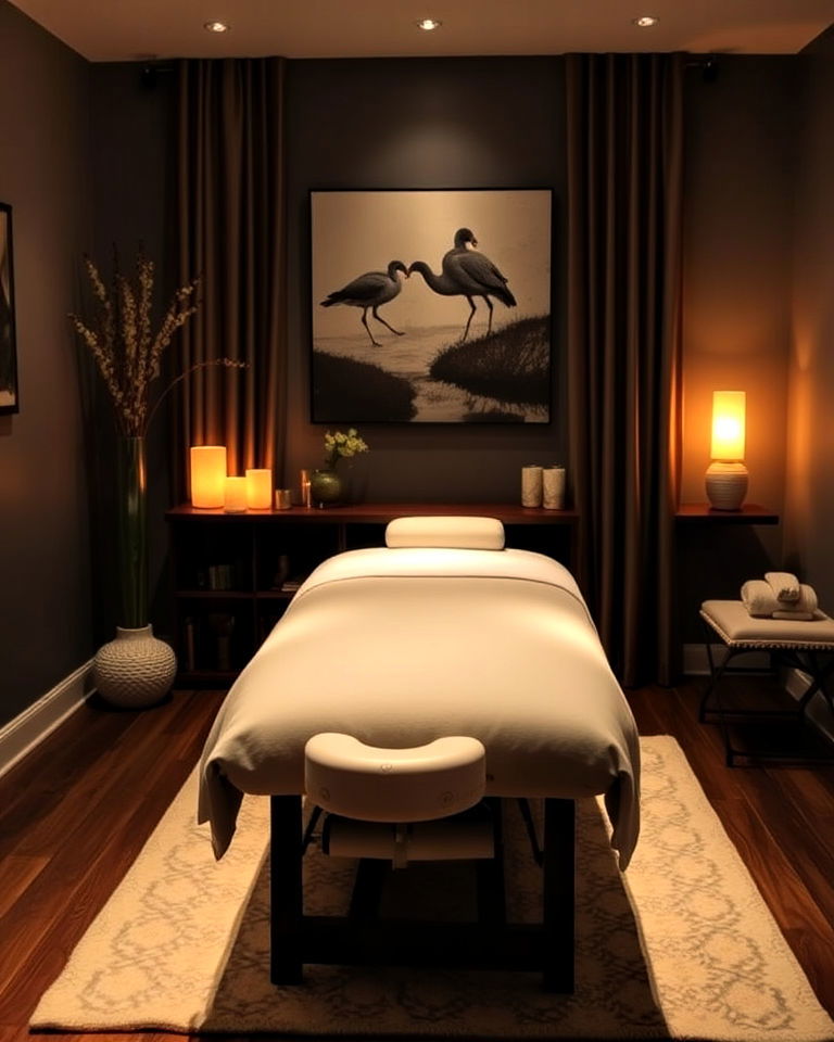 heated massage table