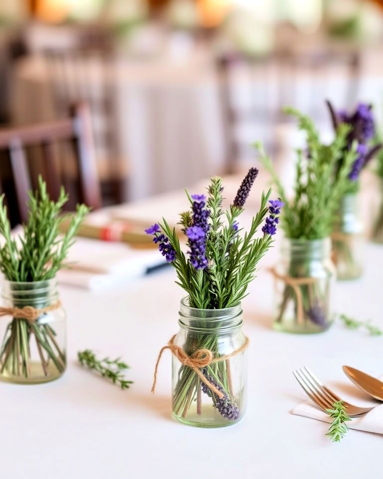 herb bouquets