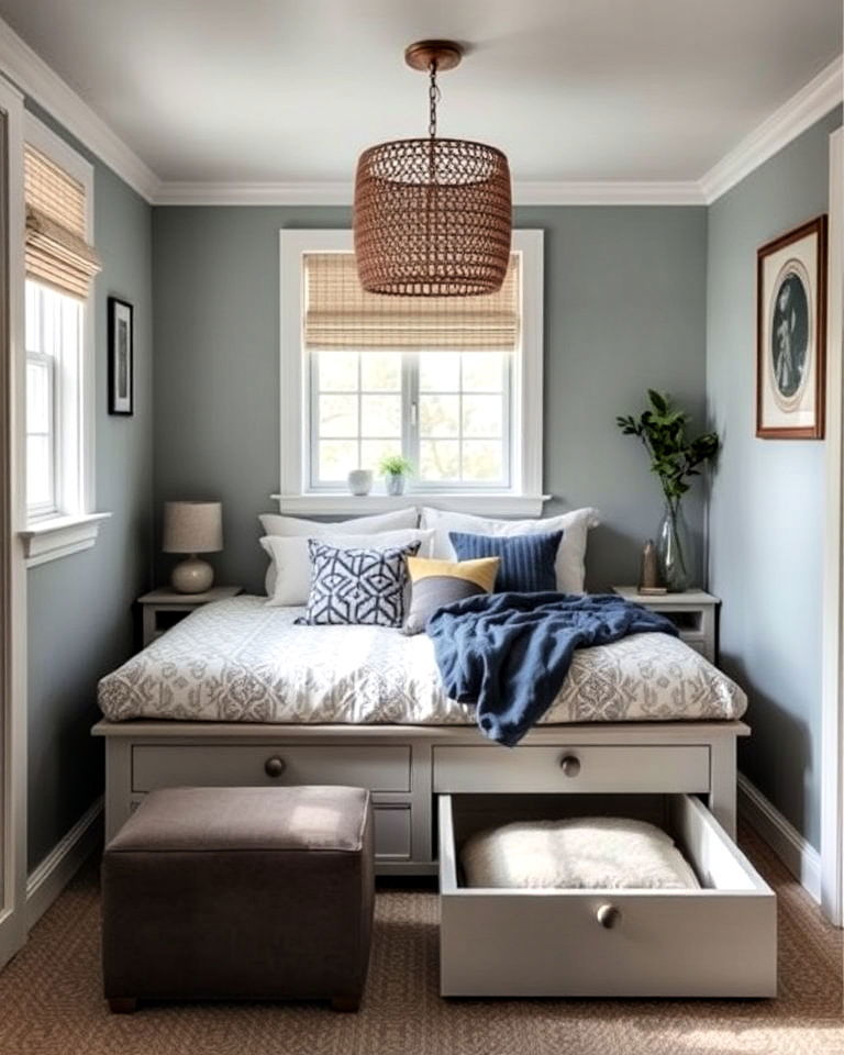 hidden storage for tidiness