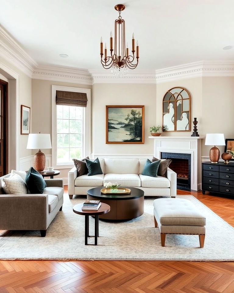 high baseboards for extra elegance