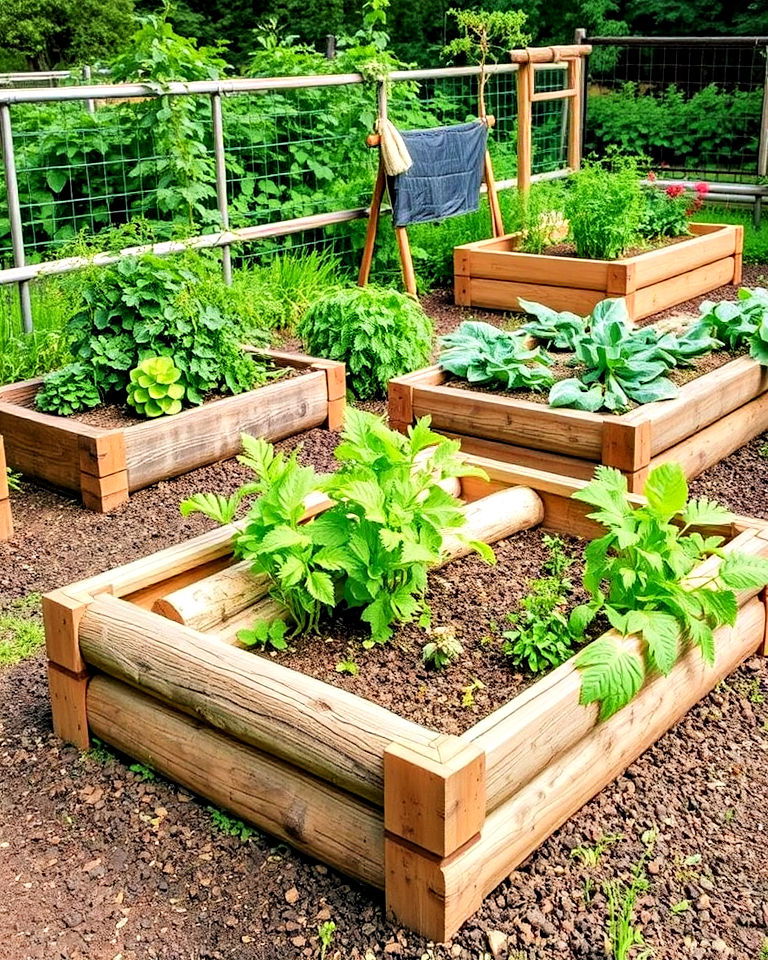 hugelkultur beds for natural fertility