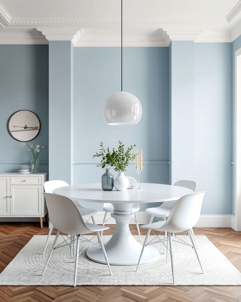 ice blue home for crisp sophistication