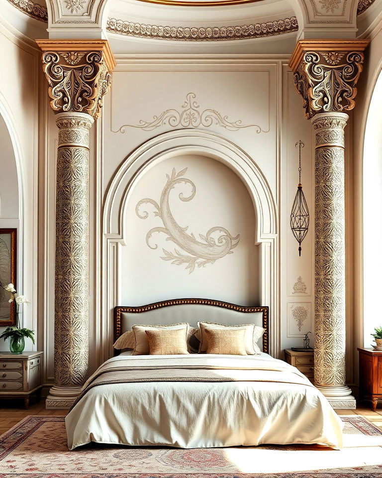 incorporate ornamental pillars