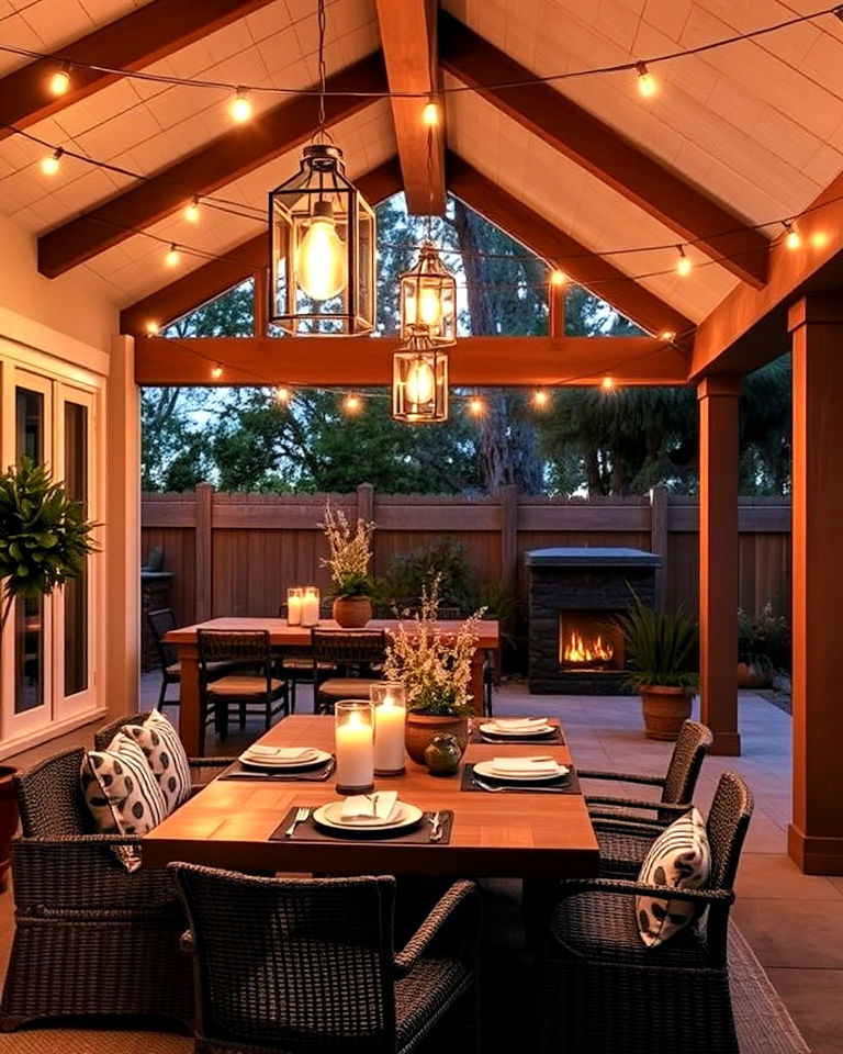 incorporate statement lighting for california room