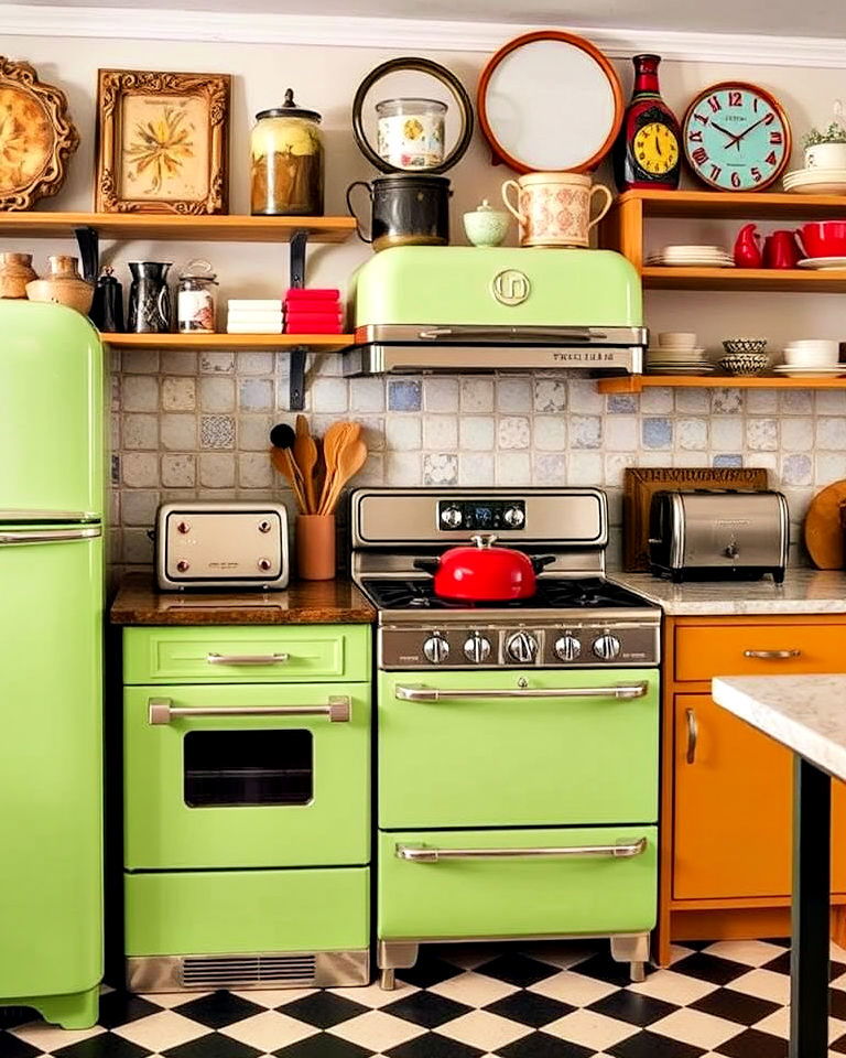 incorporate vintage appliances